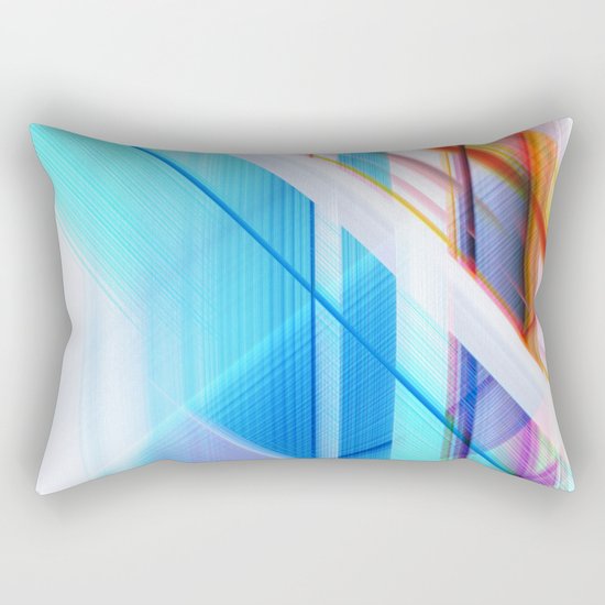 blue elevator Rectangular Pillow