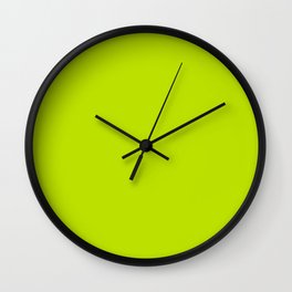 Livid Lime  Wall Clock