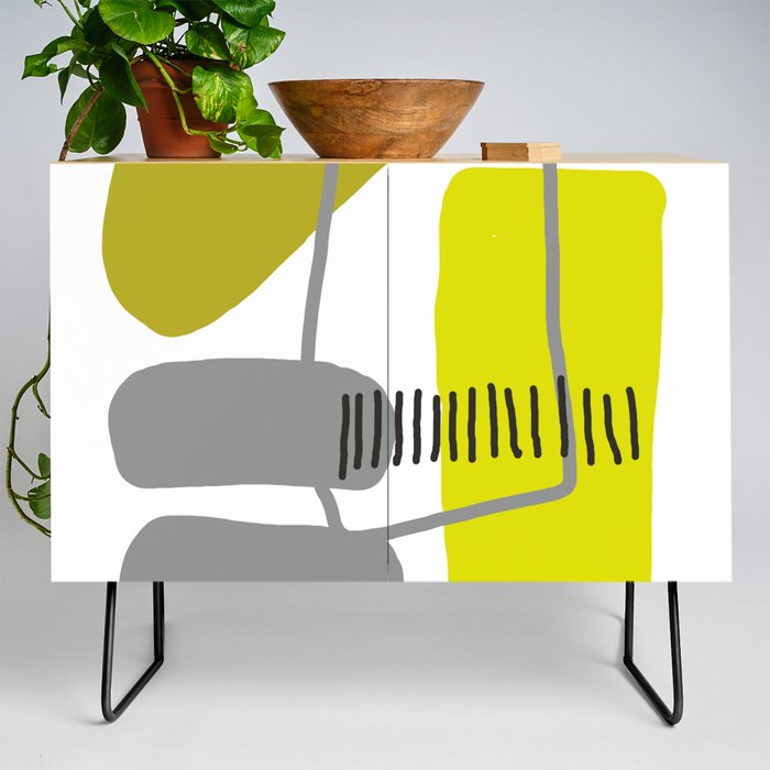 Stitched Shapes Credenza