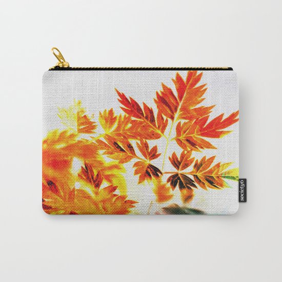 Enchanted Fern Leaves Carry-All Pouch