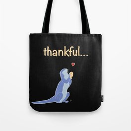 Thankful Otter Tote Bag