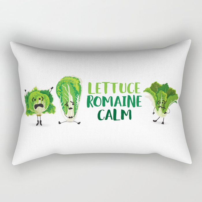 Lettuce Romaine Calm Rectangular Pillow
