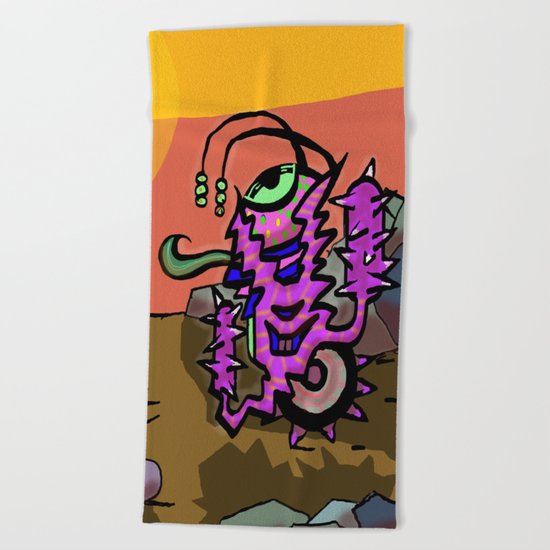 The Bobblegrinder Beach Towel
