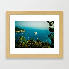 Côte d'Azur Framed Art Print