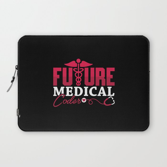 Future Medical Coder ICD Coding Programmer Gift Laptop Sleeve