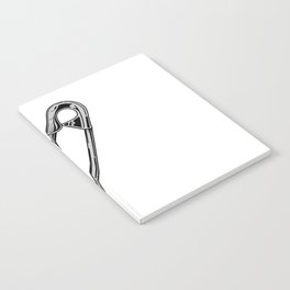 safety pin Notebook