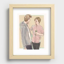 Isak & Even at the Pregame Recessed Framed Print