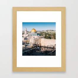 Western Wall, Jerusalem, Israel Framed Art Print