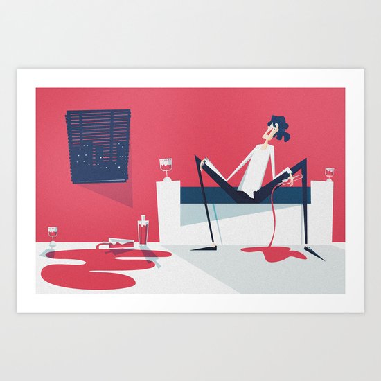 Handwriting on the Wall (by Glenn Thomas) Art Print