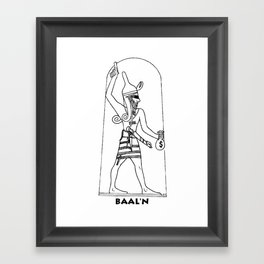 BAAL'N Framed Art Print