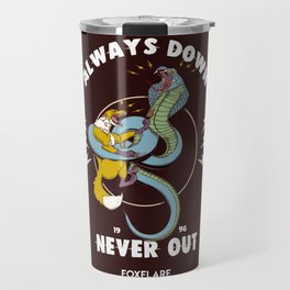 Fox Vs Snake Travel Mug