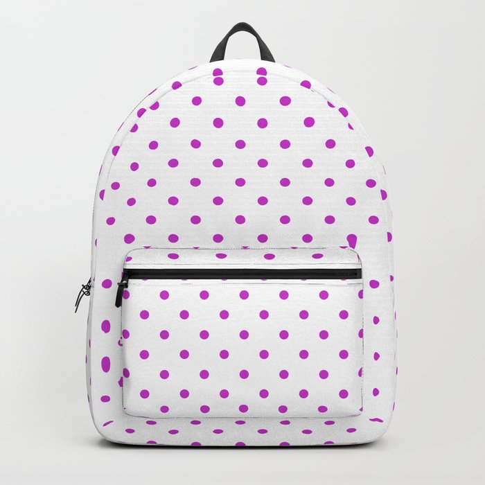 Steel Pink - polka 8 Backpack