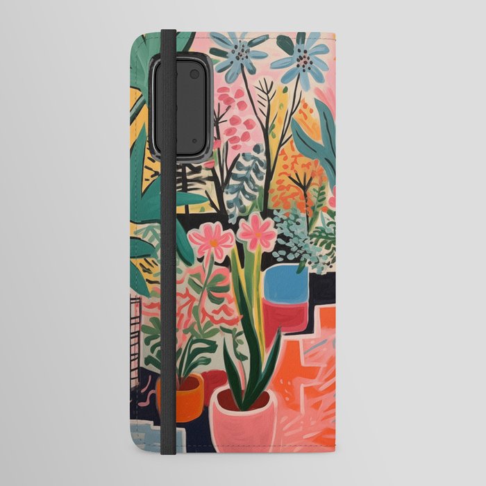 Plant Lover's Terrace Android Wallet Case
