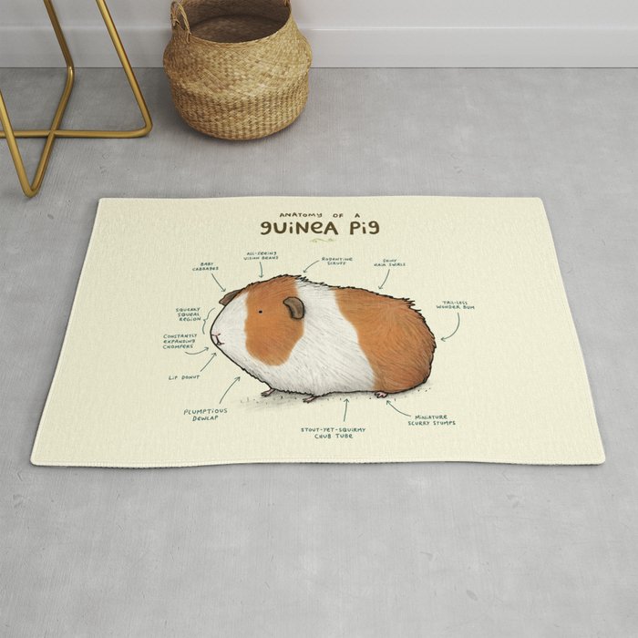 Throws Home Decor Guinea Pig Design Woven Throw Blanket Home