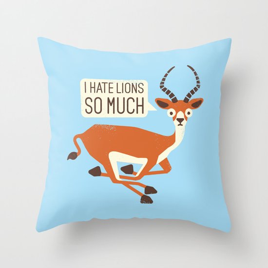 Prey Tell Throw Pillow