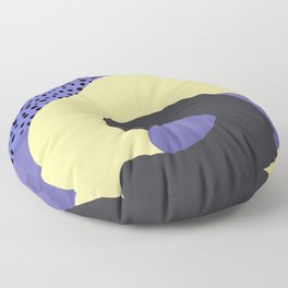 Love Abstract Very Peri Floor Pillow