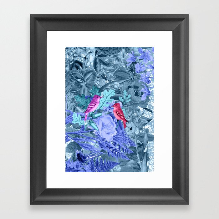 blue&birds Framed Art Print