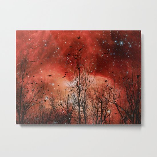 Red Night Metal Print