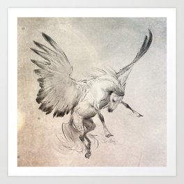 Pegasus in Flight Art Print