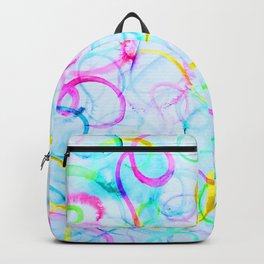 Multi Color Swirls Backpack