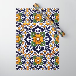 talavera mexican tile_4 Wrapping Paper