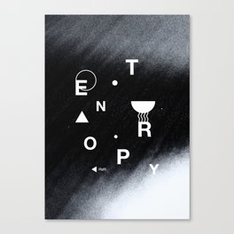 Entropy Magazine cover Canvas Print