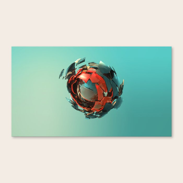 Justin Maller artwork abstract digital digital art Facets geometric