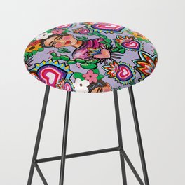 Mi Vida Purple  Bar Stool