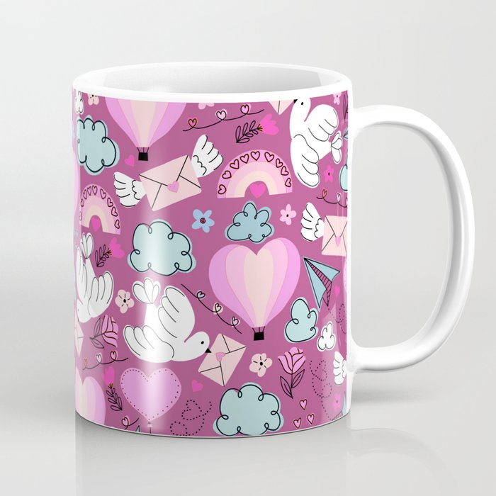 Valentines Pattern Cute Coffee Mug