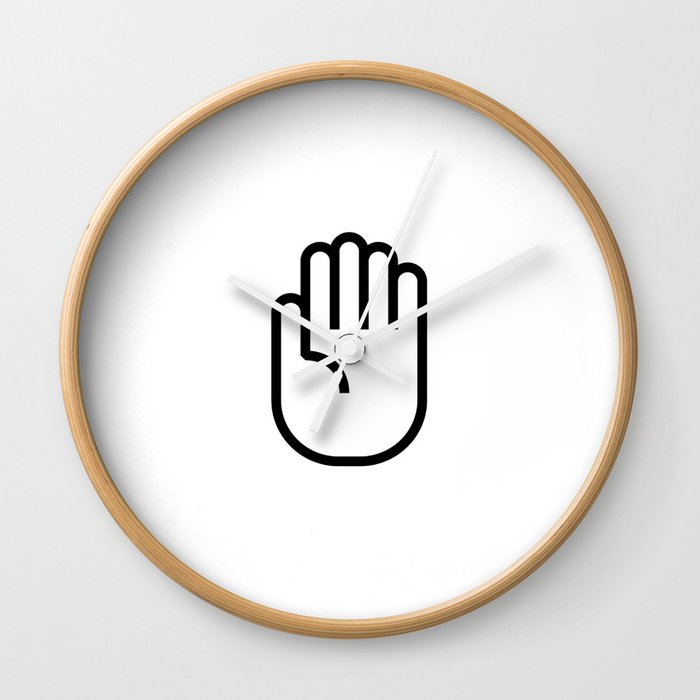 Hi 5 or Stop Wall Clock