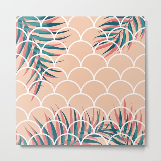 Tropical Window #society6 #decor #buyart Metal Print
