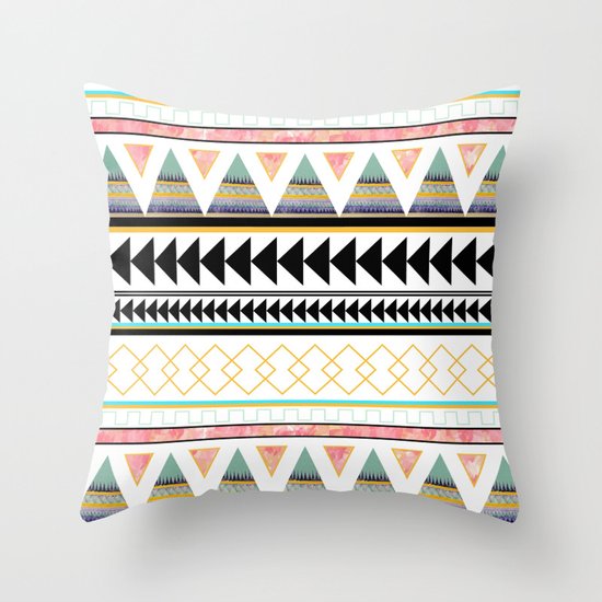 Aztec 3 Throw Pillow