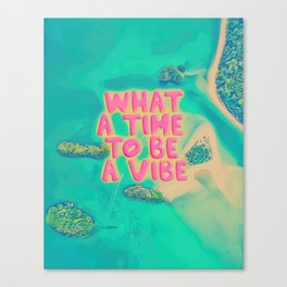 What a time to be a Vibe Canvas Print