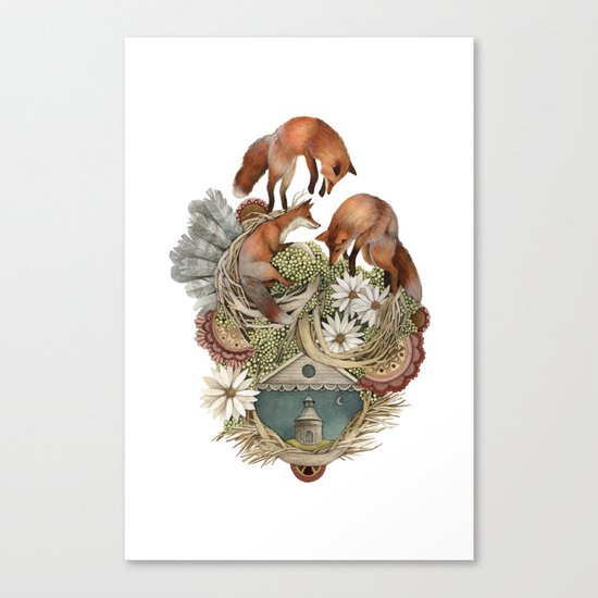 House of Fox // Polanshek Canvas Print