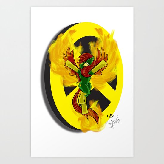 Phoeny | Mutant Little Ponies Art Print