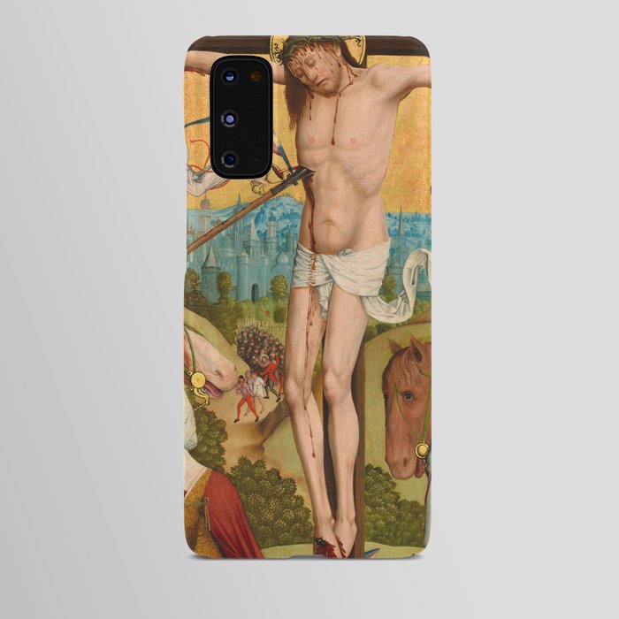 Calvary by Master of the Death of Saint Nicholas of Munster Android Case