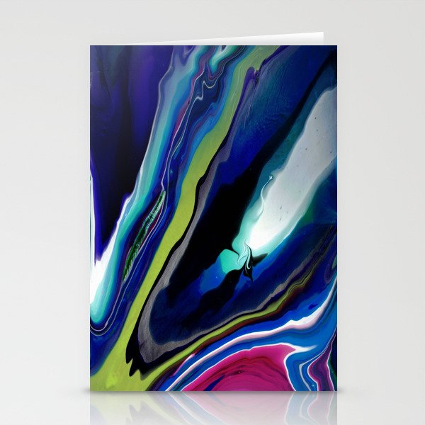 Fluid Abstract 1 Stationery Cards