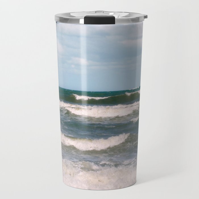 Ocean Waves Travel Mug