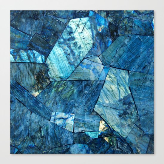 Labradorite Blue Canvas Print