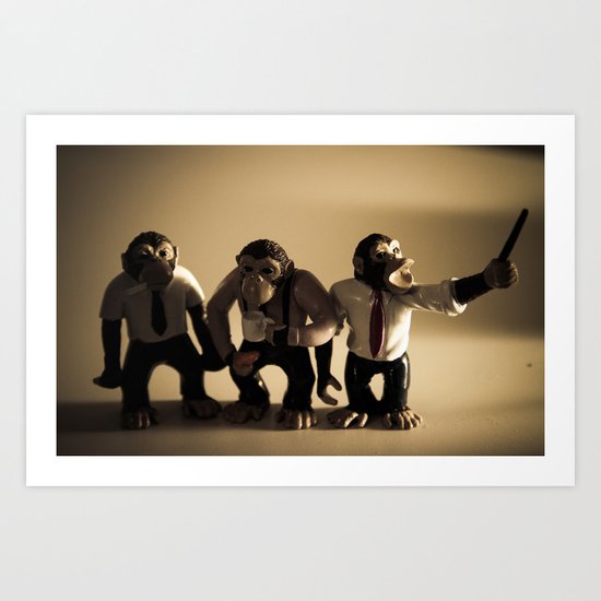 More Monkeys Art Print
