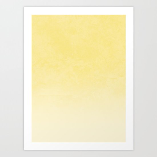 Ombre - in Gold Art Print