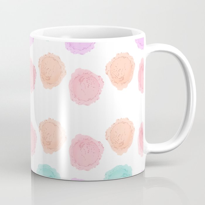 Ice Cream Sherbet Scoops Pattern Coffee Mug