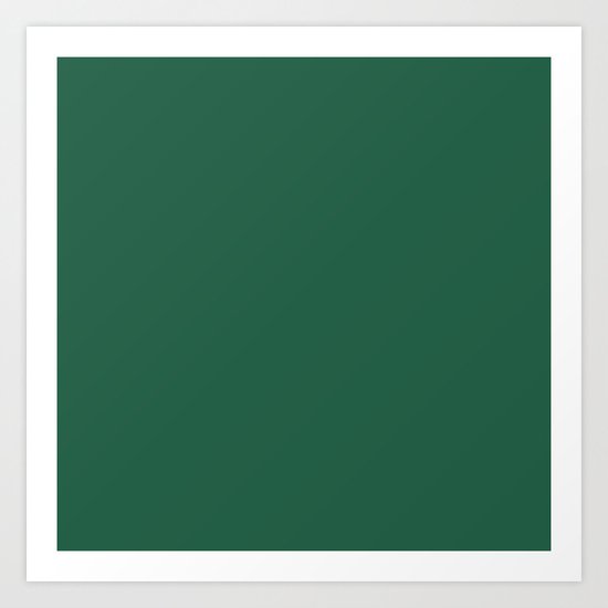Seaweed Green Art Print