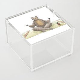 Bear meditating Acrylic Box