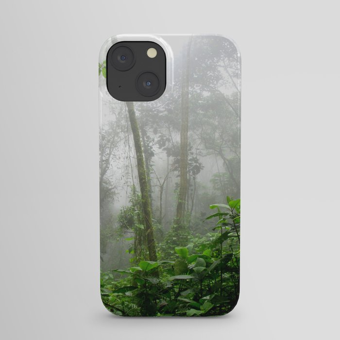 Brazil Photography - Moisty Rain Forest With Wet Leaves iPhone Case