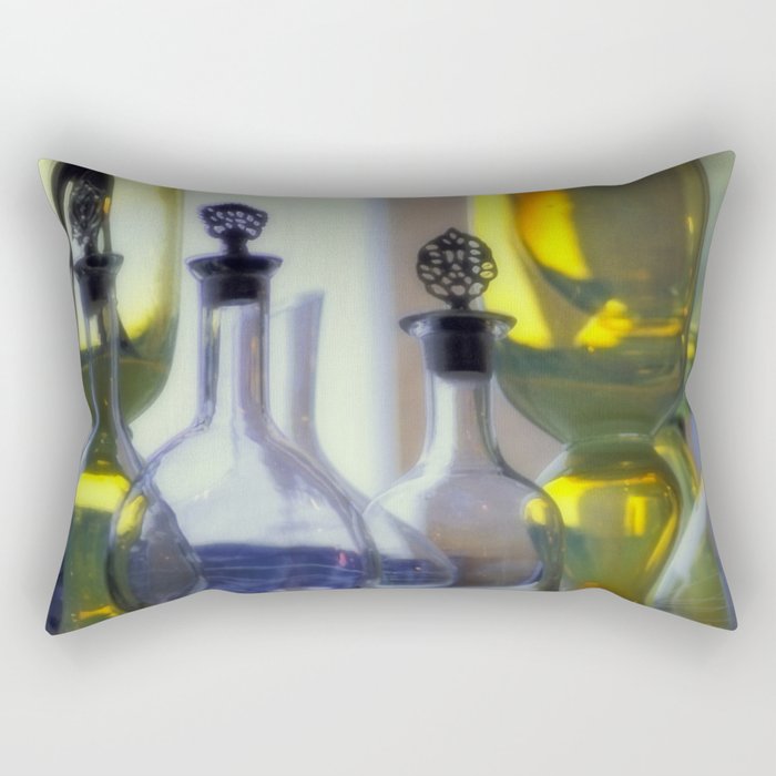 Pastel Glassware Rectangular Pillow