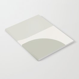 Modern Minimal Arch Abstract IX Notebook