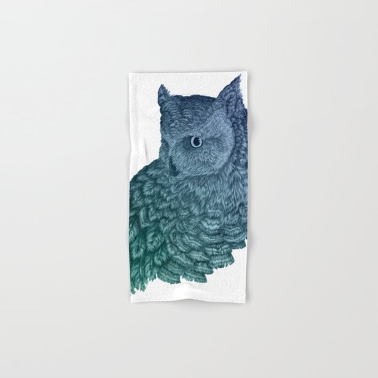 Ombre Owl II Hand & Bath Towel