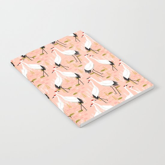 Cranes by Andrea Lauren Notebook
