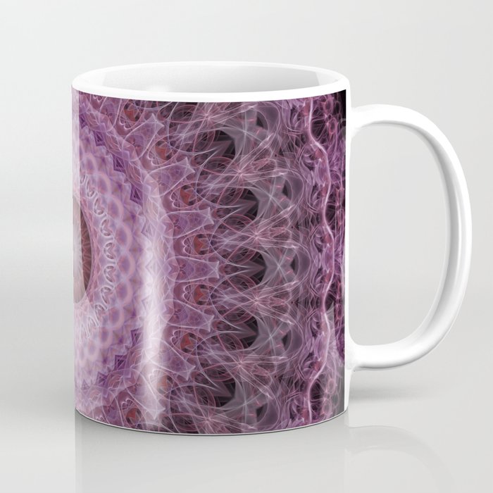 Pink and cherry mandala Coffee Mug